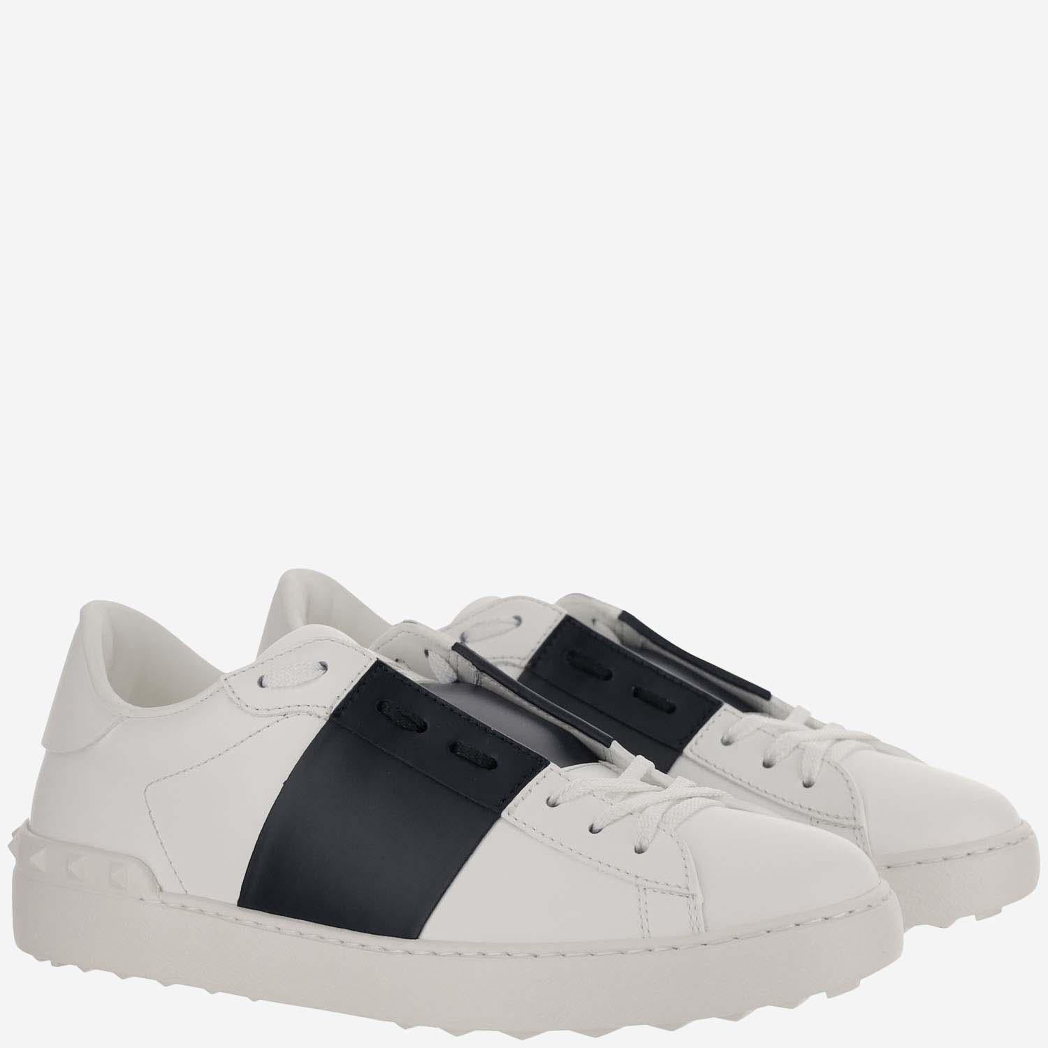 SNEAKERS OPEN IN PELLE DI VITELLO 8Y2S0830 BLUM15 VALENTINO GARAVANI 