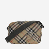 BORSA A TRACOLLA CON MOTIVO CHECK 8091320 SAND BURBERRY 