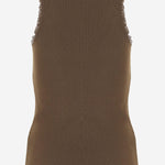 CANOTTA IN COTONE CON LOGO MT2205 19DFF0324 MIU MIU 