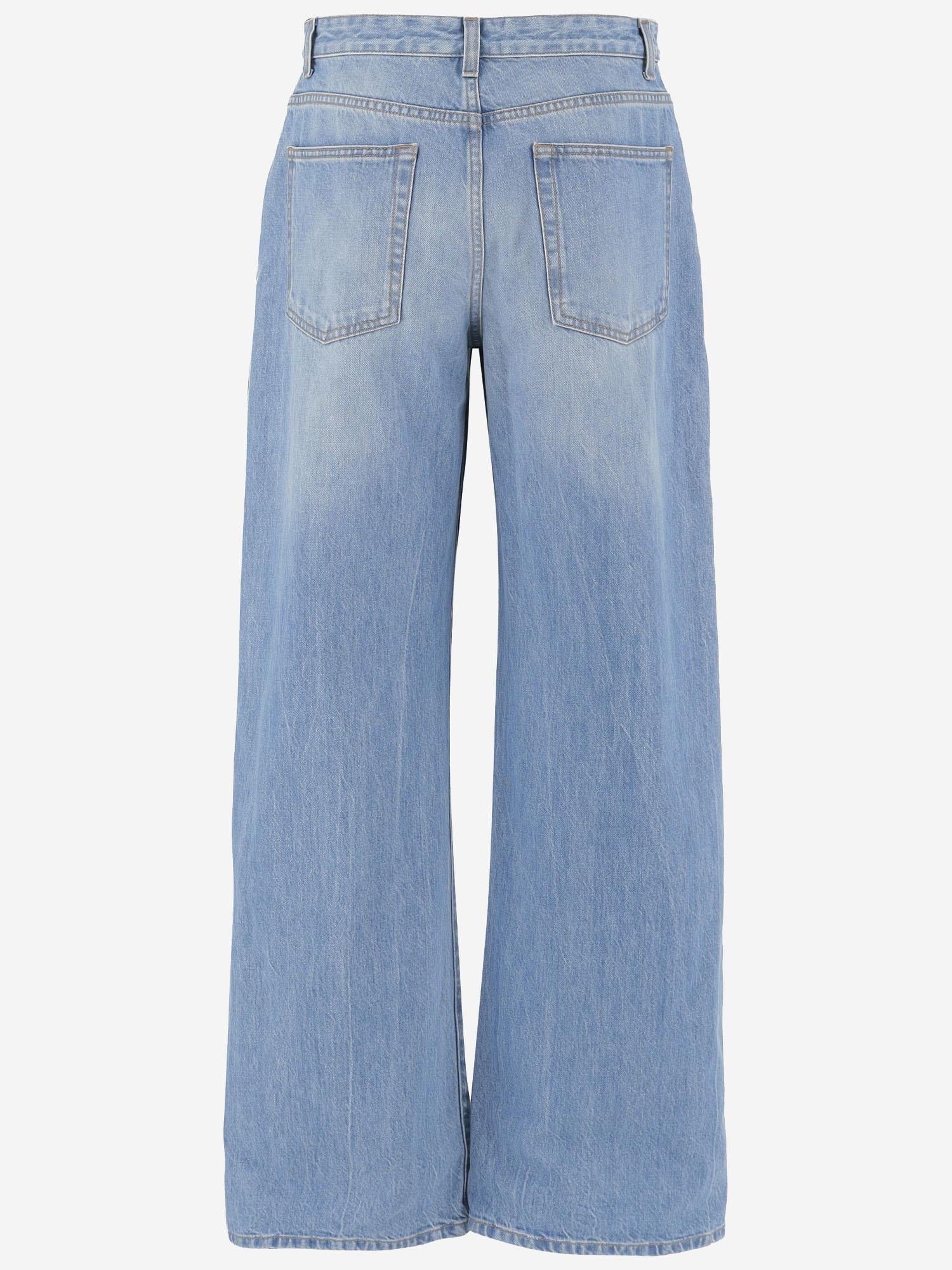JEANS EGLITTA IN COTONE 6525SW1984 BLU THE ROW 