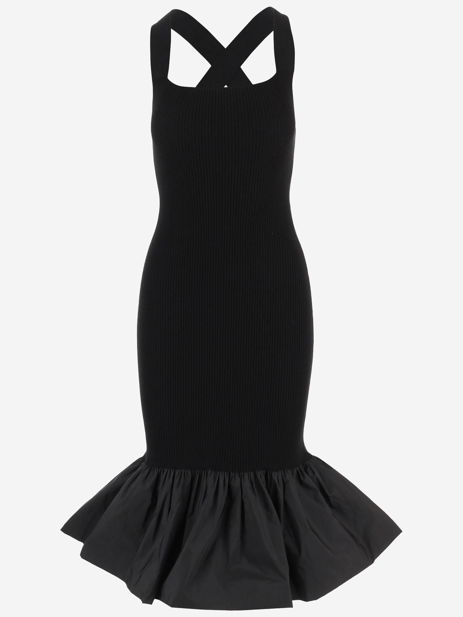 ABITO LUNGO IN MISTO COTONE STRETCH KN3228090 999B PATOU 