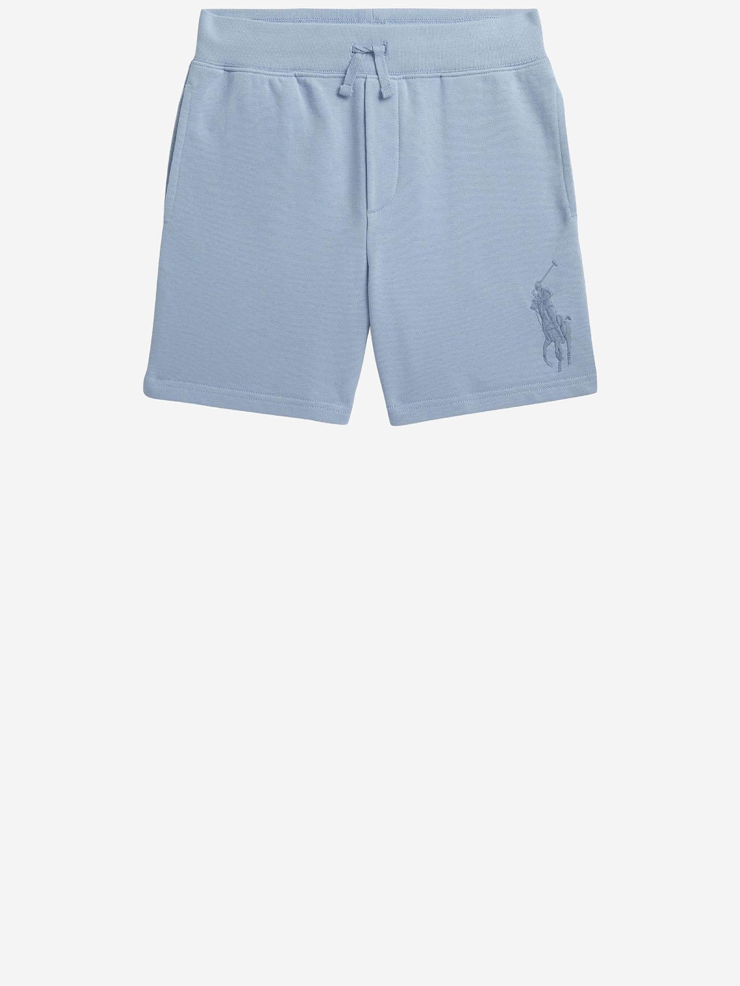 PANTALONI CORTI IN COTONE CON LOGO 323A12258 002 POLO RALPH LAUREN KIDS 