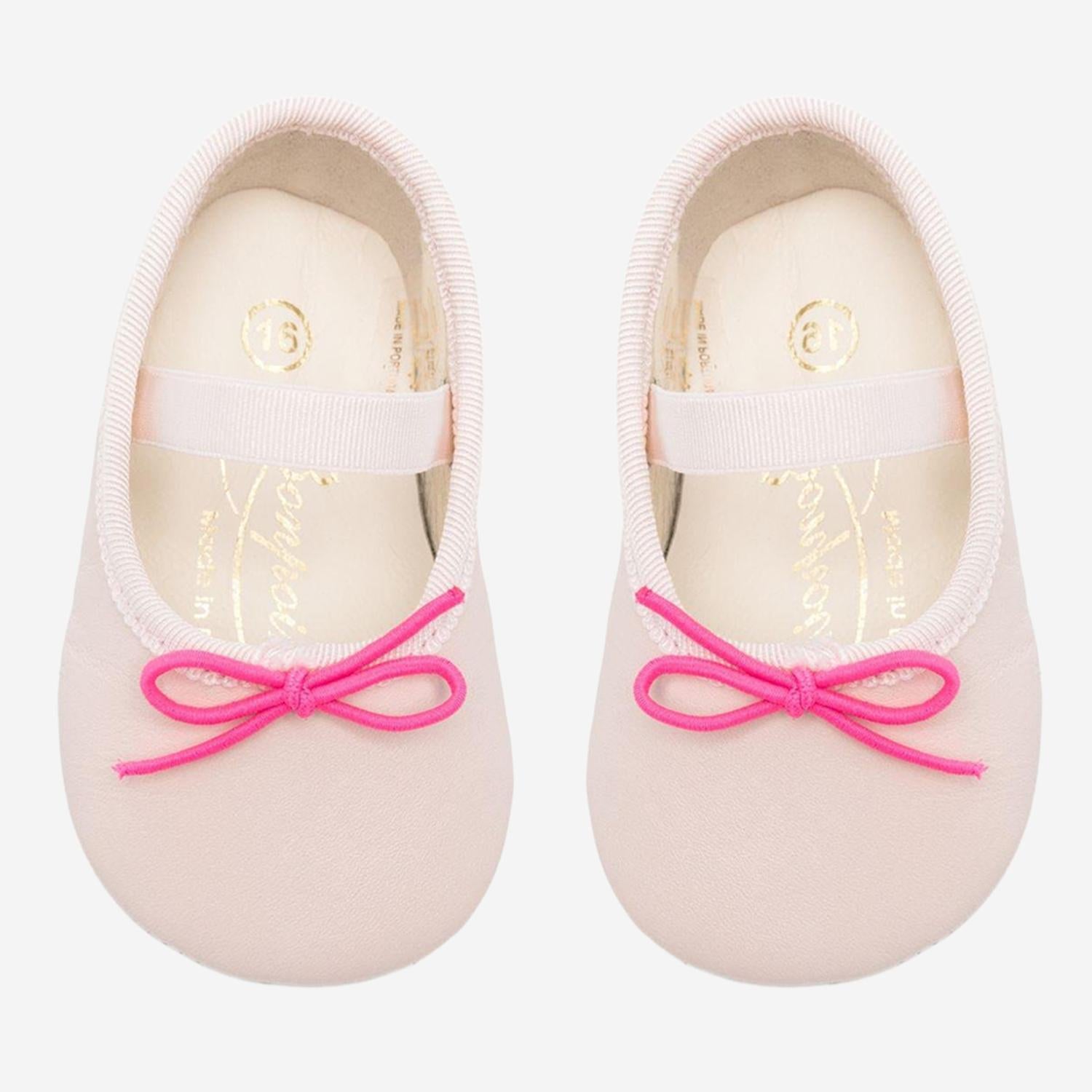 BALLERINE MARY JANE IN PELLE S06NSOL00001 025 BONPOINT KIDS 