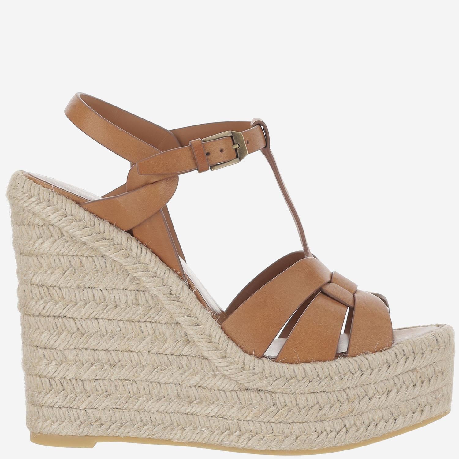 ESPADRILLAS CON ZEPPA TRIBUTE 611924 BDA002206 SAINT LAURENT 