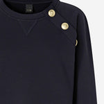 Felpa in cotone con bottoni 105613 A2TCG82 PINKO 