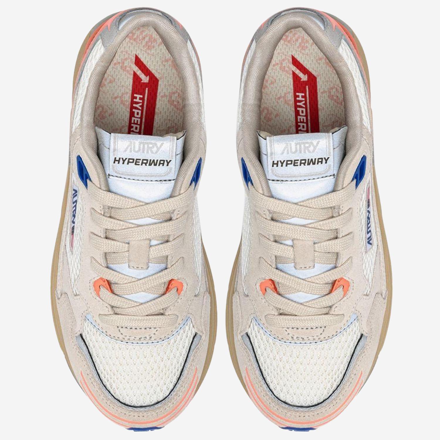 SNEAKERS HYPERWAY HYLWHU02 MESHSUEWHTPEACHP AUTRY 