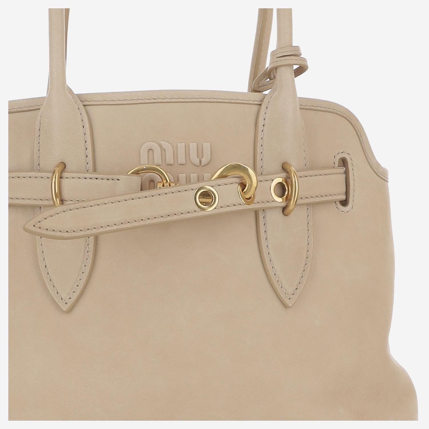 Borsa Aventure in nappa 5BA292 2BBLF0065 MIU MIU 