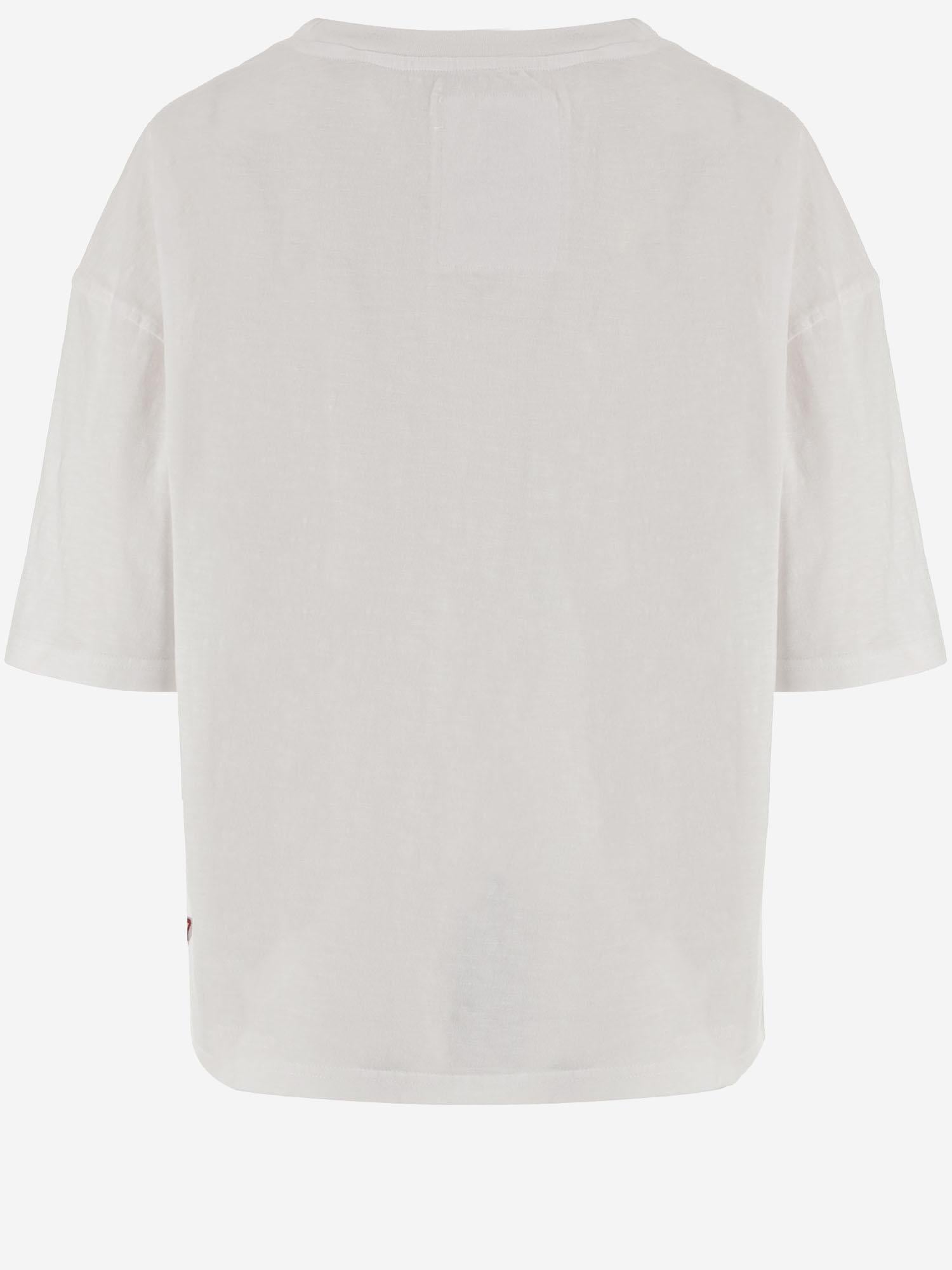 T-SHIRT IN COTONE CON LOGO ALAN WHITE ONE TEE 