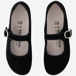 BALLERINE SANTA CLARITA IN VELLUTO 1030802 BLACK BIRKENSTOCK 