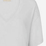 T-SHIRT LINDA IN COTONE E CASHMERE 181251015 100 KHAITE 