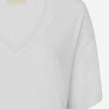 T-SHIRT LINDA IN COTONE E CASHMERE 181251015 100 KHAITE 