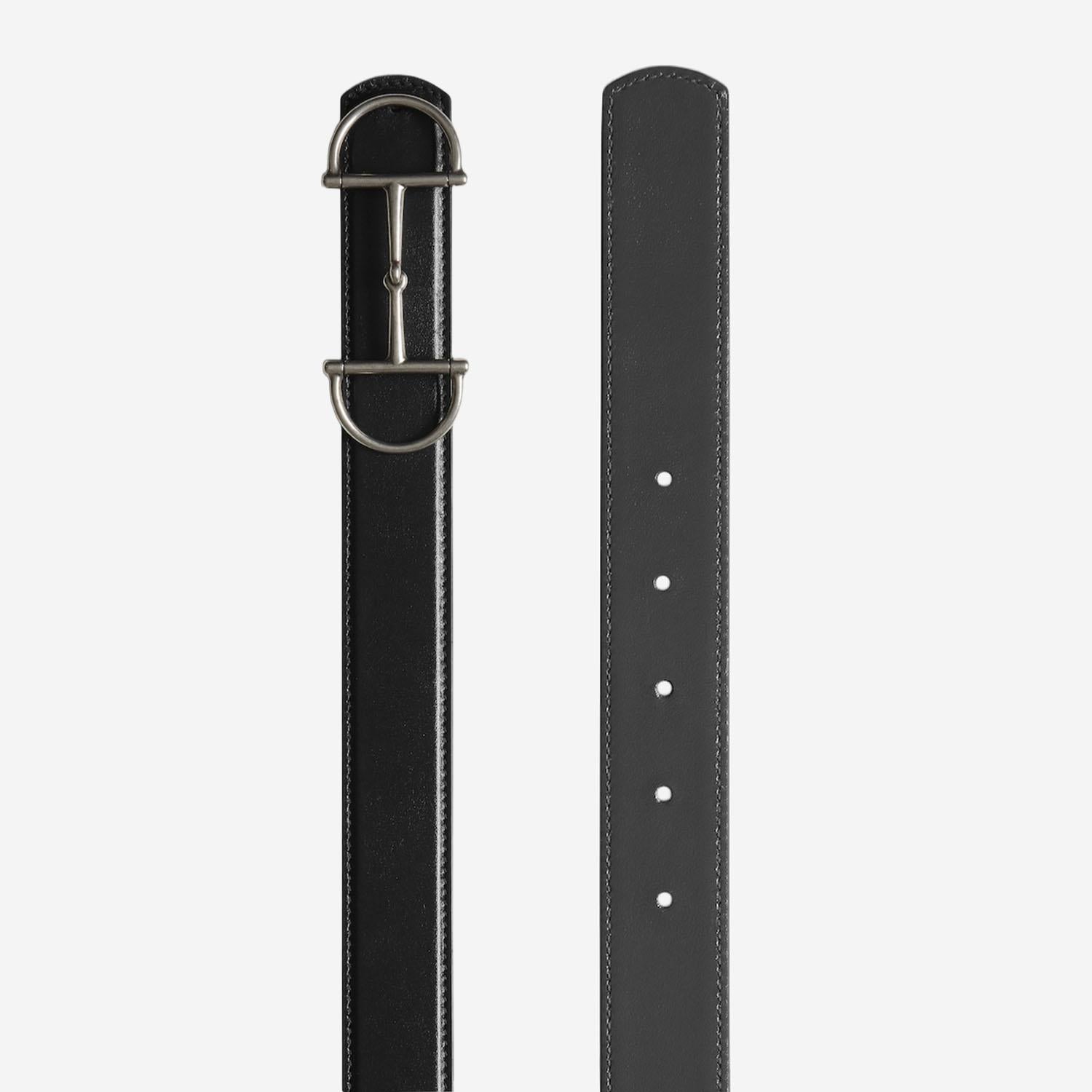 CINTURA REVERSIBILE IN PELLE CON MORSETTO 847273 0YATC1082 GUCCI 