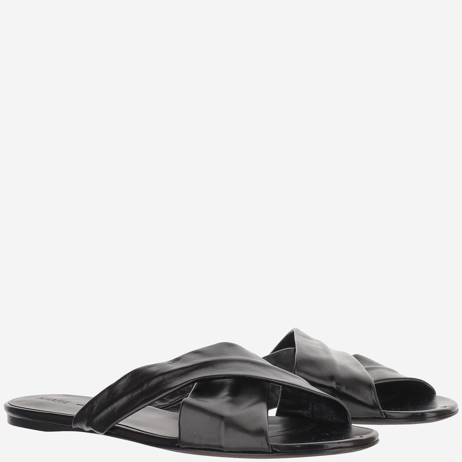 SANDALI LIRIA IN PELLE F3102987 200 KHAITE 