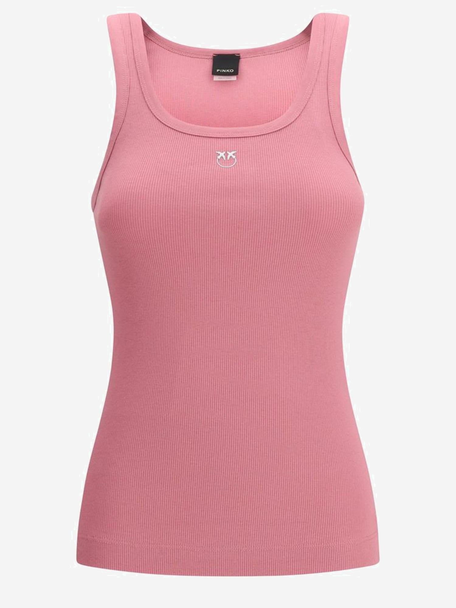 CANOTTA CALCOLATORE IN COTONE STRETCH 100807 A338Q48 PINKO 