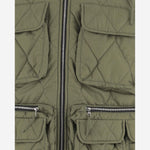 GILET EMBER IN NYLON EMBER VEST KETCHUPKHAKI IENKI IENKI 