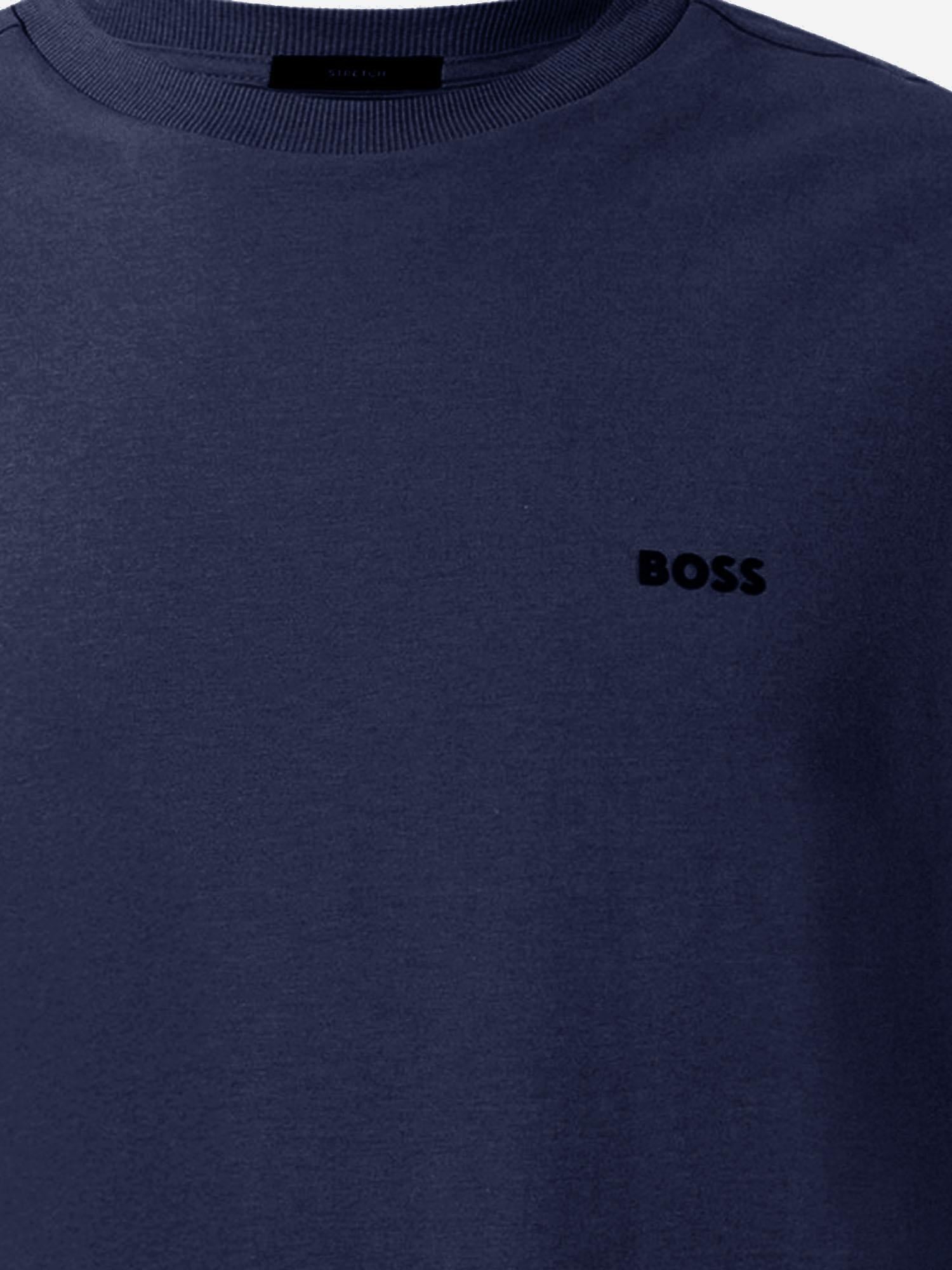 T-SHIRT IN COTONE STRETCH CON LOGO 50506373 421 HUGO BOSS 