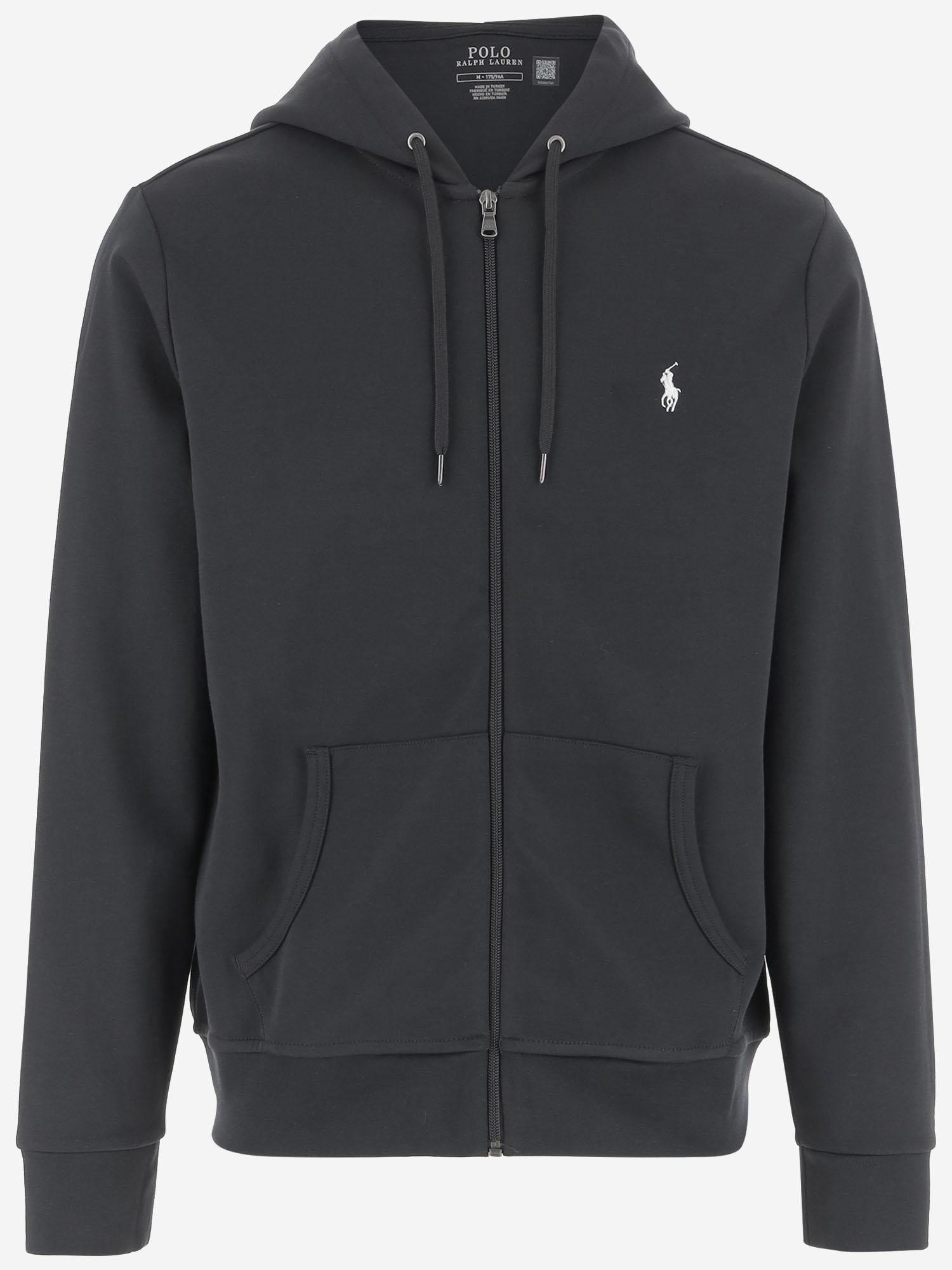 FELPA IN MISTO COTONE CON LOGO 710888282 001 POLO RALPH LAUREN 