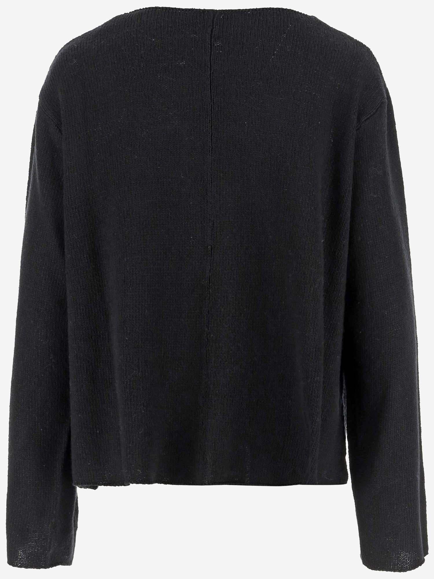 MAGLIONE IN SETA 7830Y689 BLK THE ROW 
