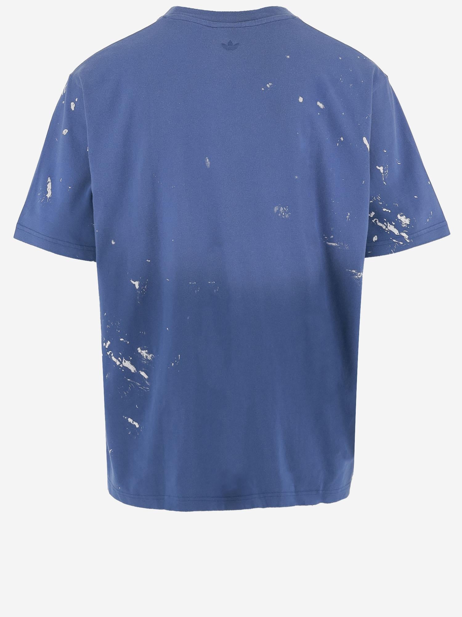 T-SHIRT SFTM007 IN COTONE CON LOGO KS1341 DUSKYPETROL ADIDAS X SONG FOR THE MUTE 