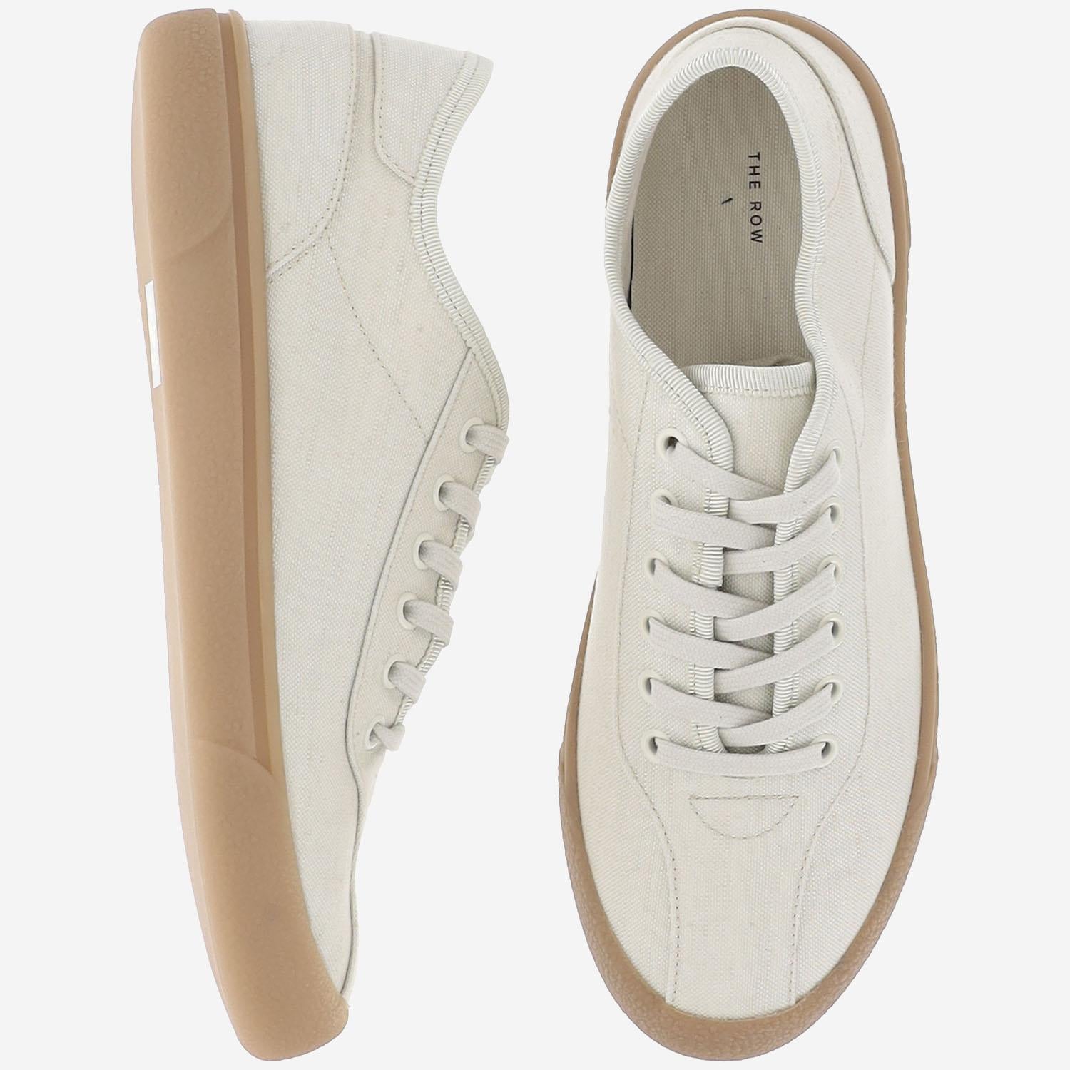 Sneaker in Tela di Viscosa e Lino F1611SPC SAT THE ROW 