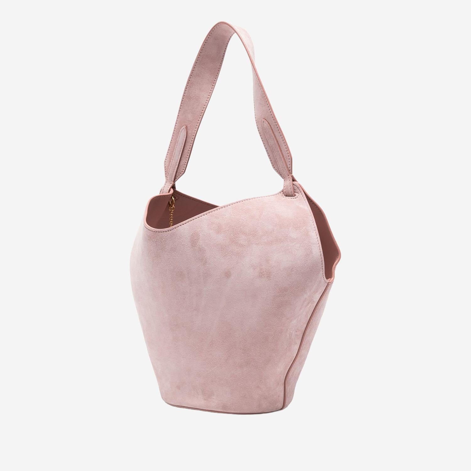 BORSA LOTUS MINI IN PELLE SCAMOSCIATA H2056726 541 KHAITE 