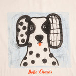 T-SHIRT IN COTONE CON LOGO B126AC009 WHITE BOBO CHOSES KIDS 