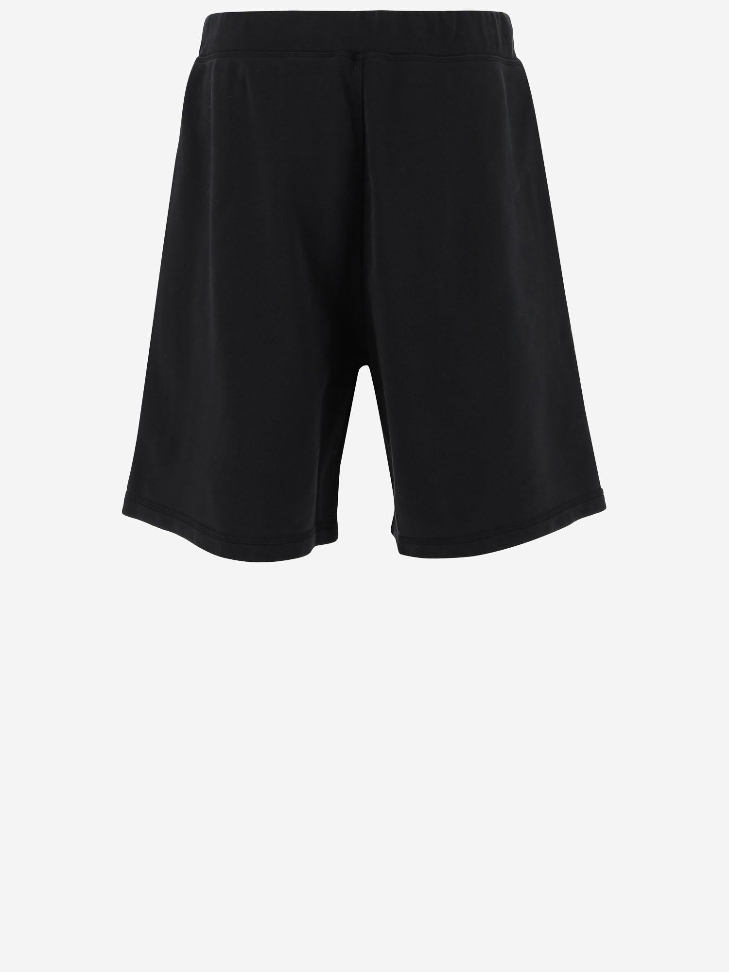 PANTALONI CORTI IN COTONE CON LOGO S74MU0894 S25539900 DSQUARED2 