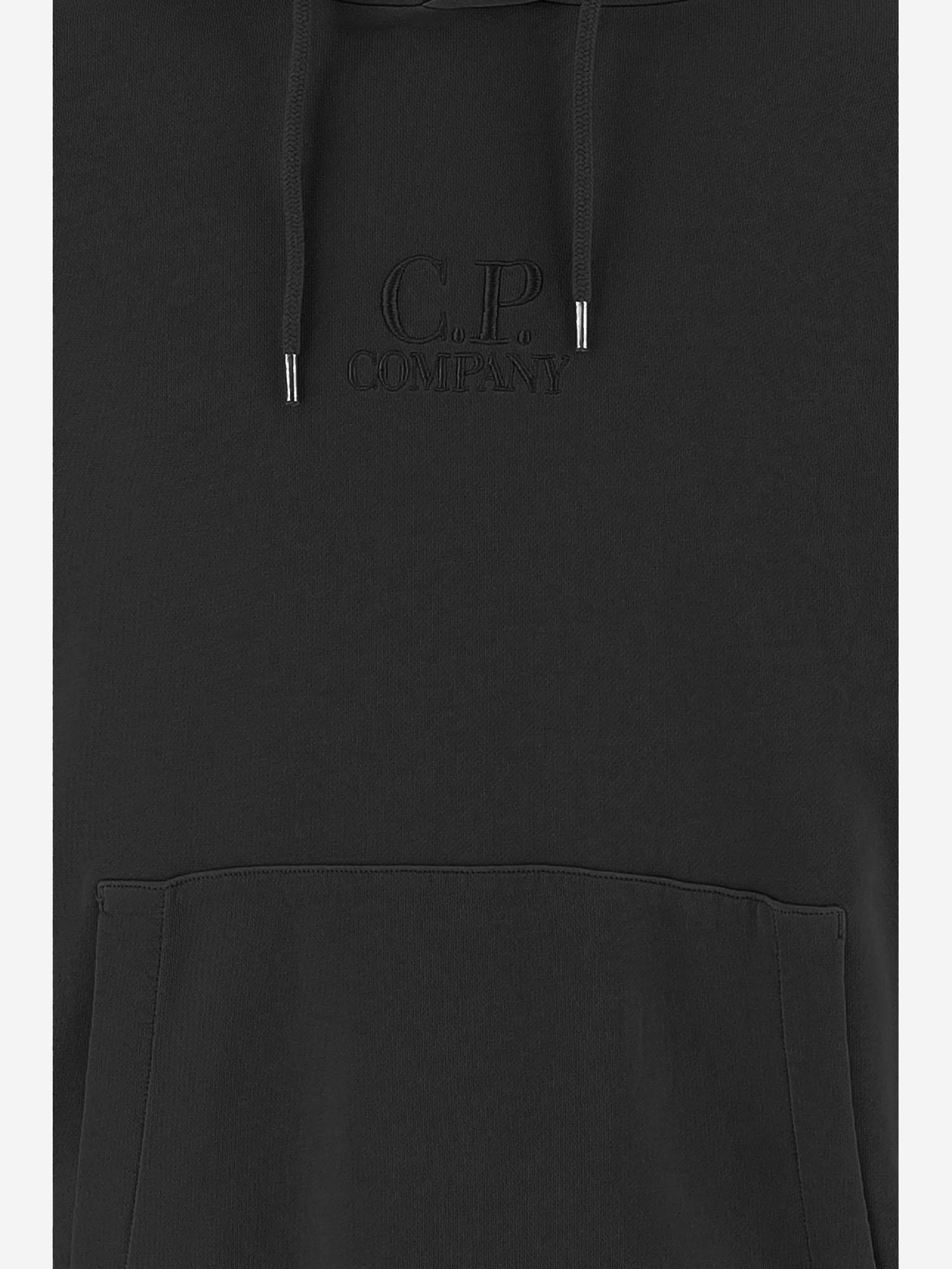 FELPA IN COTONE CON LOGO 20CMSS037B 110044G999 CP COMPANY 