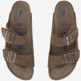 SANDALI ARIZONA IN SUEDE 1030865 DARKTEA BIRKENSTOCK 