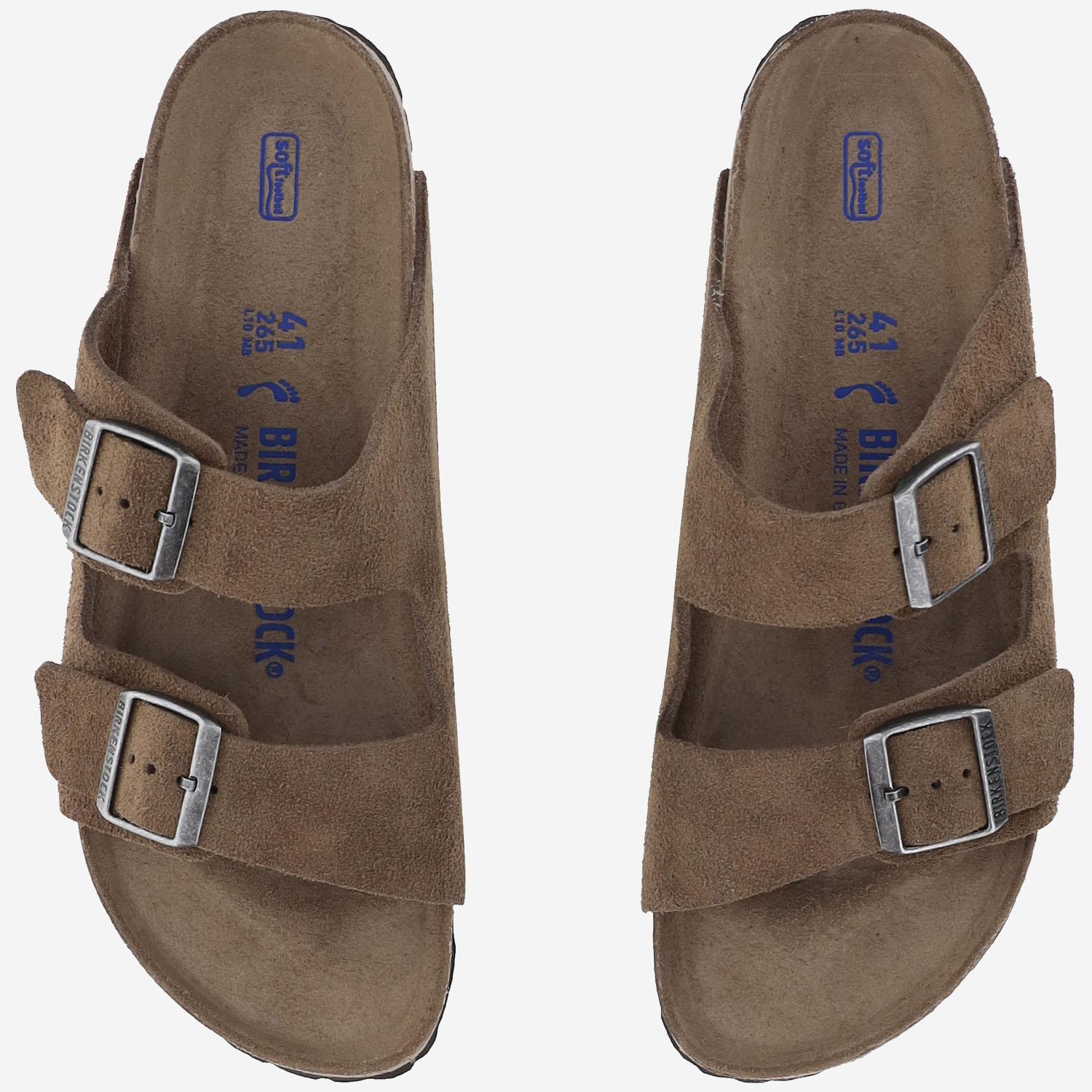 SANDALI ARIZONA IN SUEDE 1030865 DARKTEA BIRKENSTOCK 