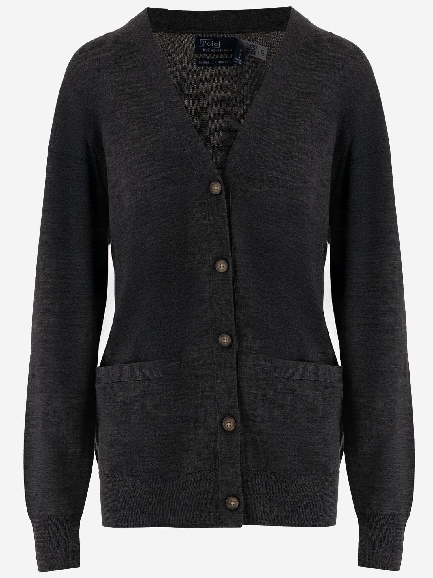 Cardigan in lana con tasche 211972138 003 POLO RALPH LAUREN 