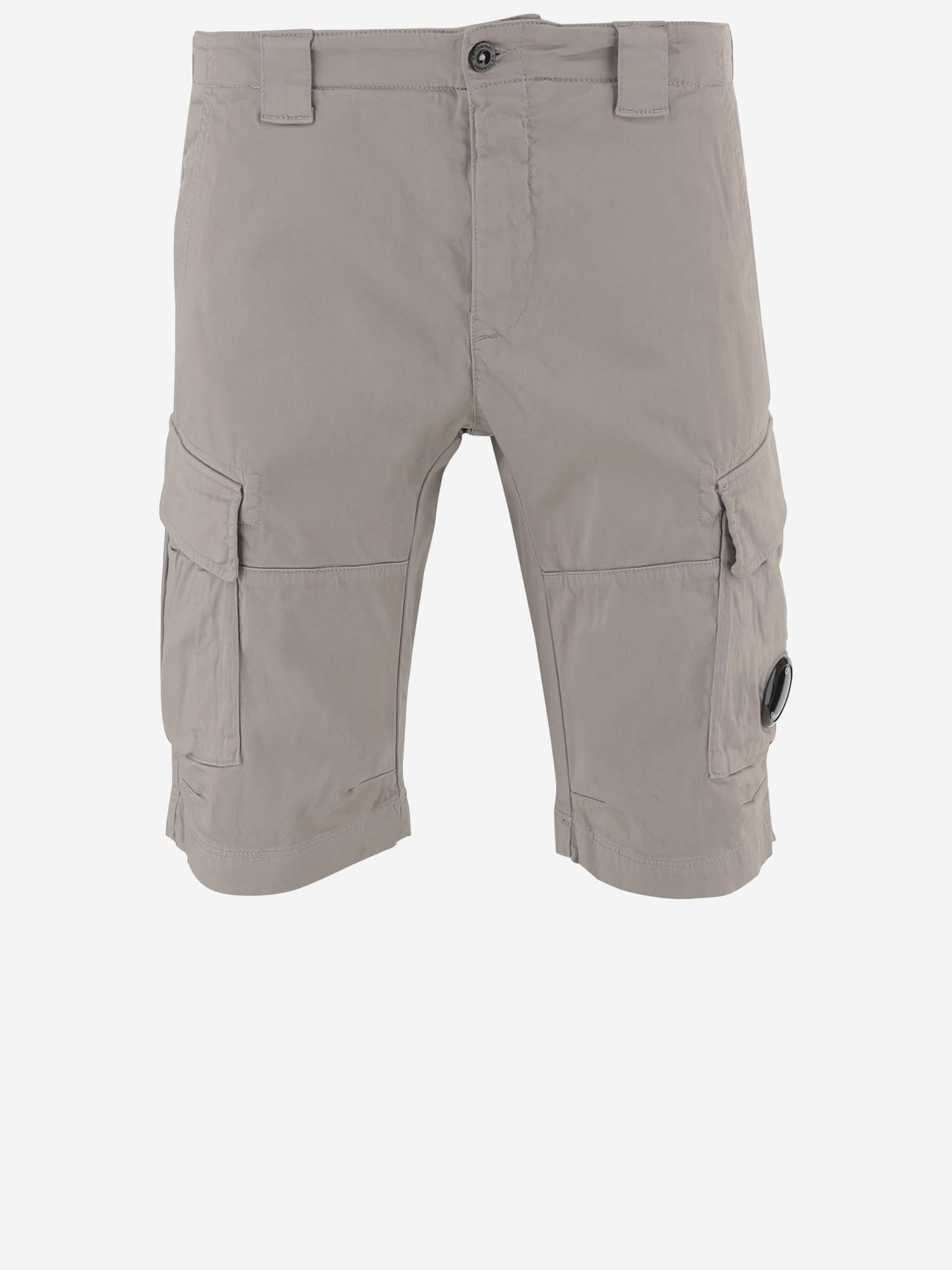 PANTALONI CORTI IN COTONE STRETCH 20CMBE746A 005694G904 CP COMPANY 