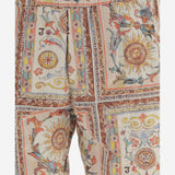 PANTALONI CORTI CON STAMPA ORNAMENTALE 80OAD334 CQDP3R85 JUST CAVALLI 