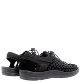 SANDALI UNEEK IN PELLE 1014099 BLACK KEEN 