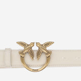 LOVE BERRY LEATHER BELT 100125 A0F1Z14Q PINKO 