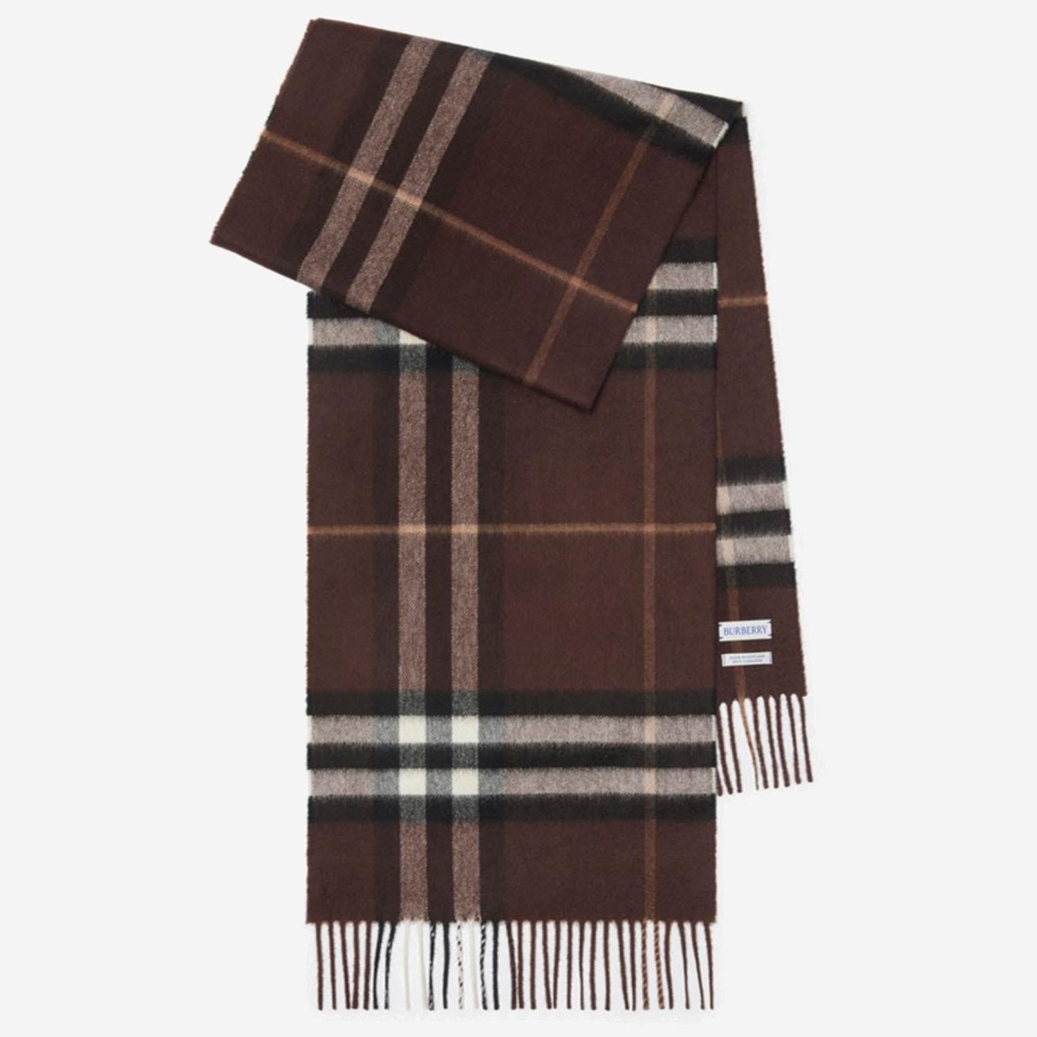SCIARPA IN CASHMERE CON MOTIVO CHECK 8112638 TREACLEBROWN BURBERRY 