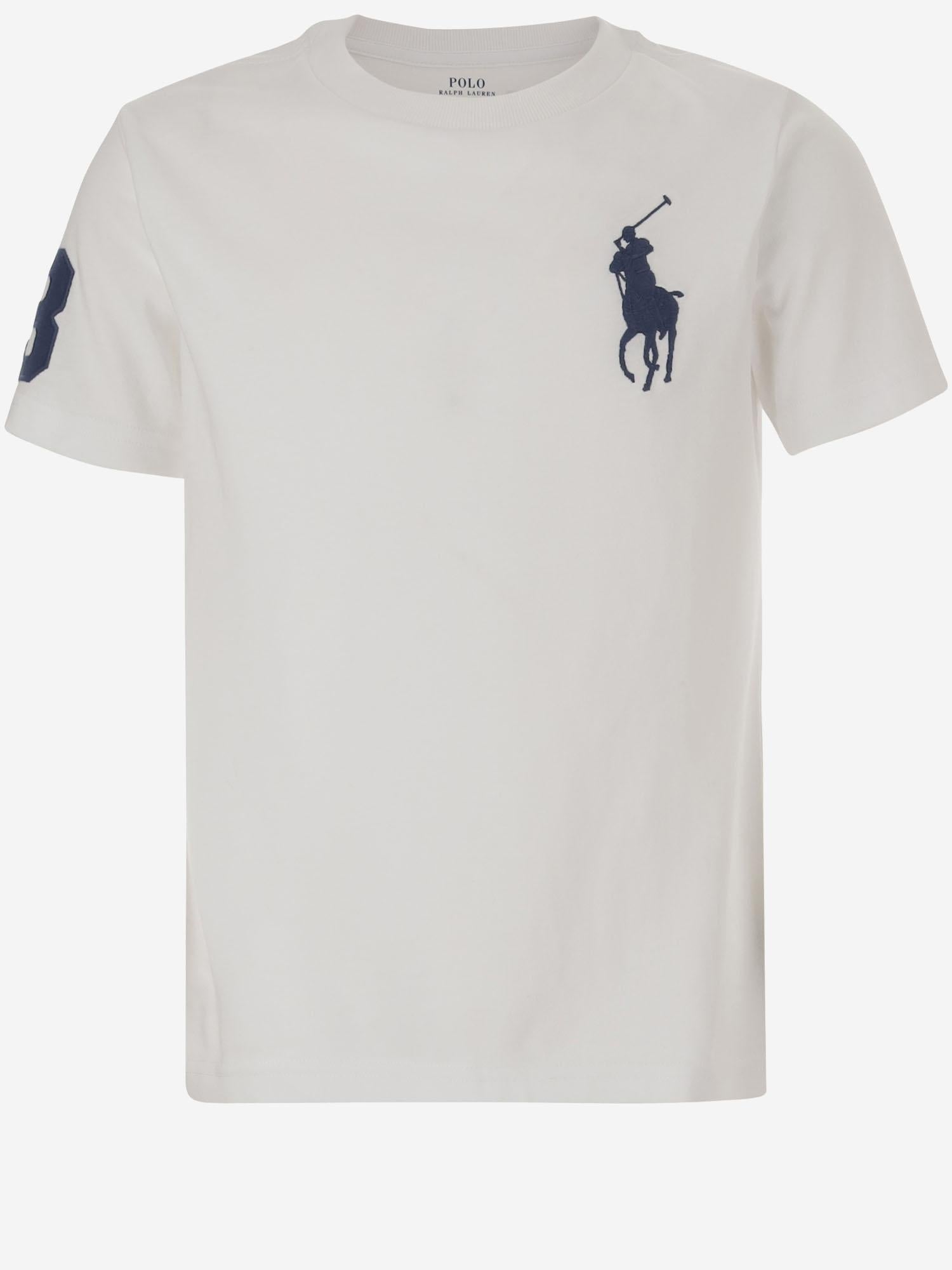 T-SHIRT BIG PONY IN COTONE CON LOGO 323832907 037 POLO RALPH LAUREN KIDS 