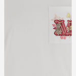 T-SHIRT IN JERSEY DI COTONE CON LOGO NUNZIO 004 MAX MARA 
