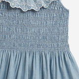 Abito Celeste  in cotone con mirtilli 312A11755 001 POLO RALPH LAUREN KIDS 