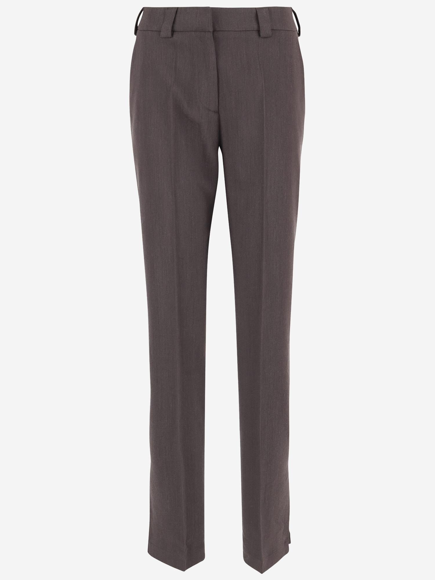 Pantaloni lunghi IN misto viscosa WTR92 FAC1490092 DARKPARK 