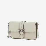 BORSA LOVE ONE IN PELLE CON LOGO 105353 A0QOZ14O PINKO 