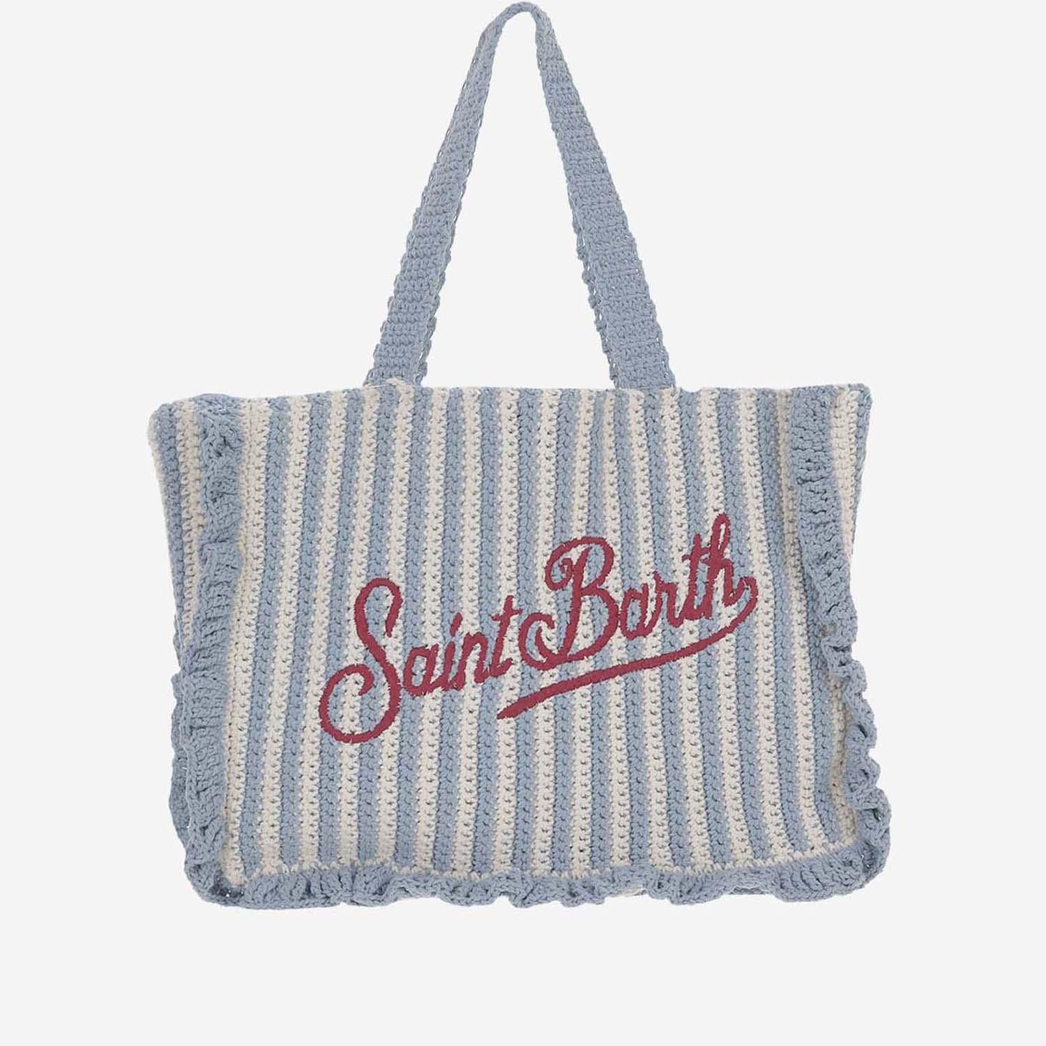 BORSA A SPALLA IN NYLON CON LOGO CRV0001 00571L MC2 SAINT BARTH 