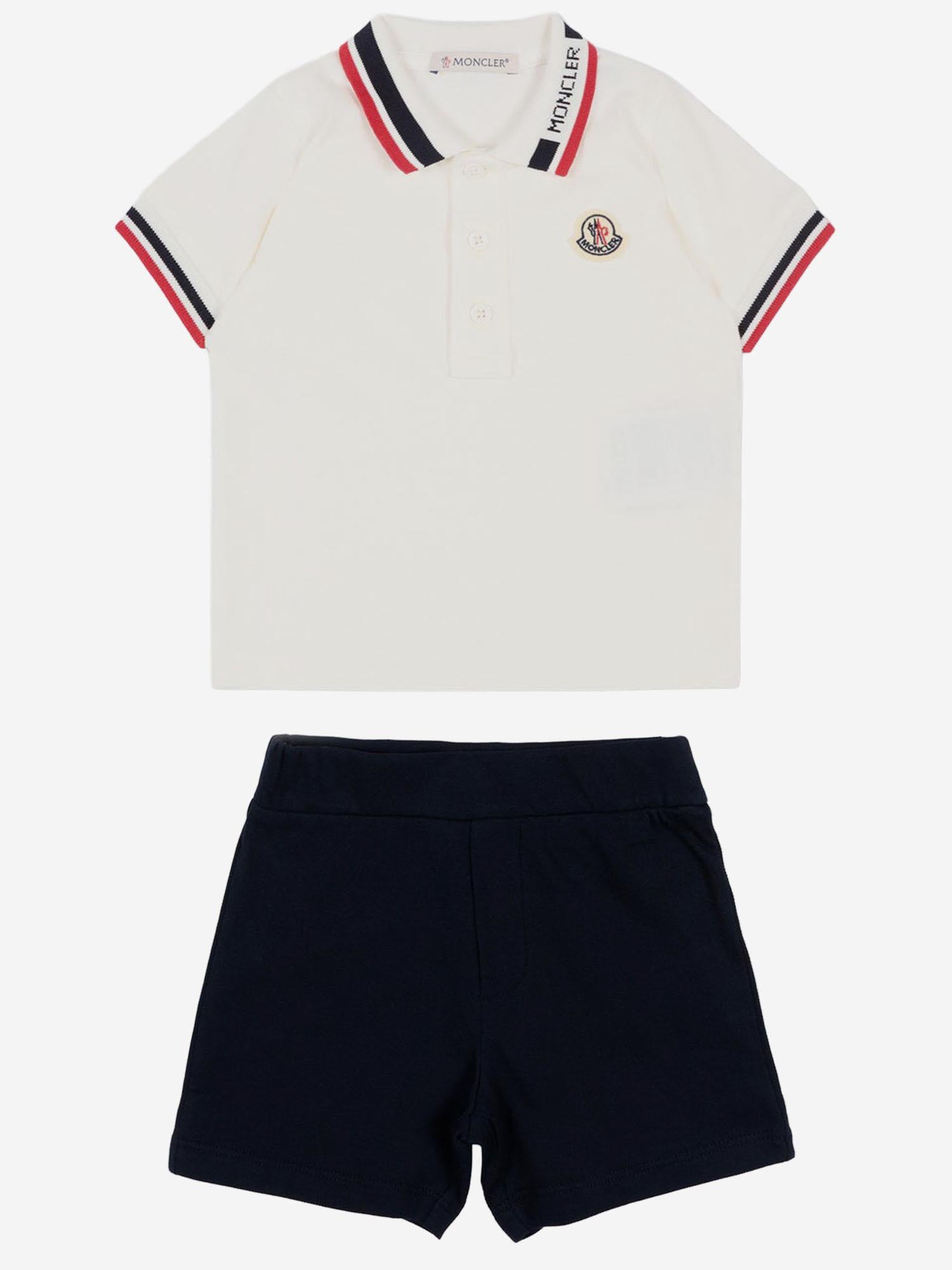 SET IN COTONE STRETCH 8M000158496F F07 MONCLER ENFANTS 