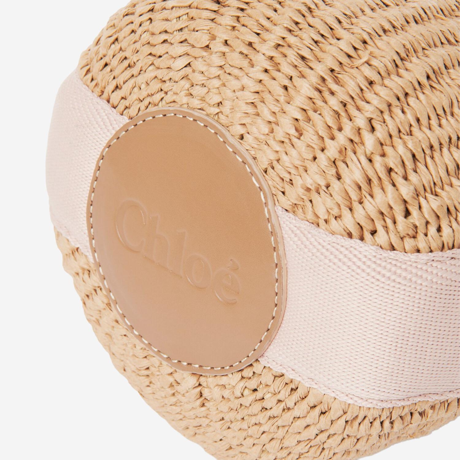 BORSA BUCKET WOODY IN RAFIA CHC26AS381L18 26Y CHLOE 