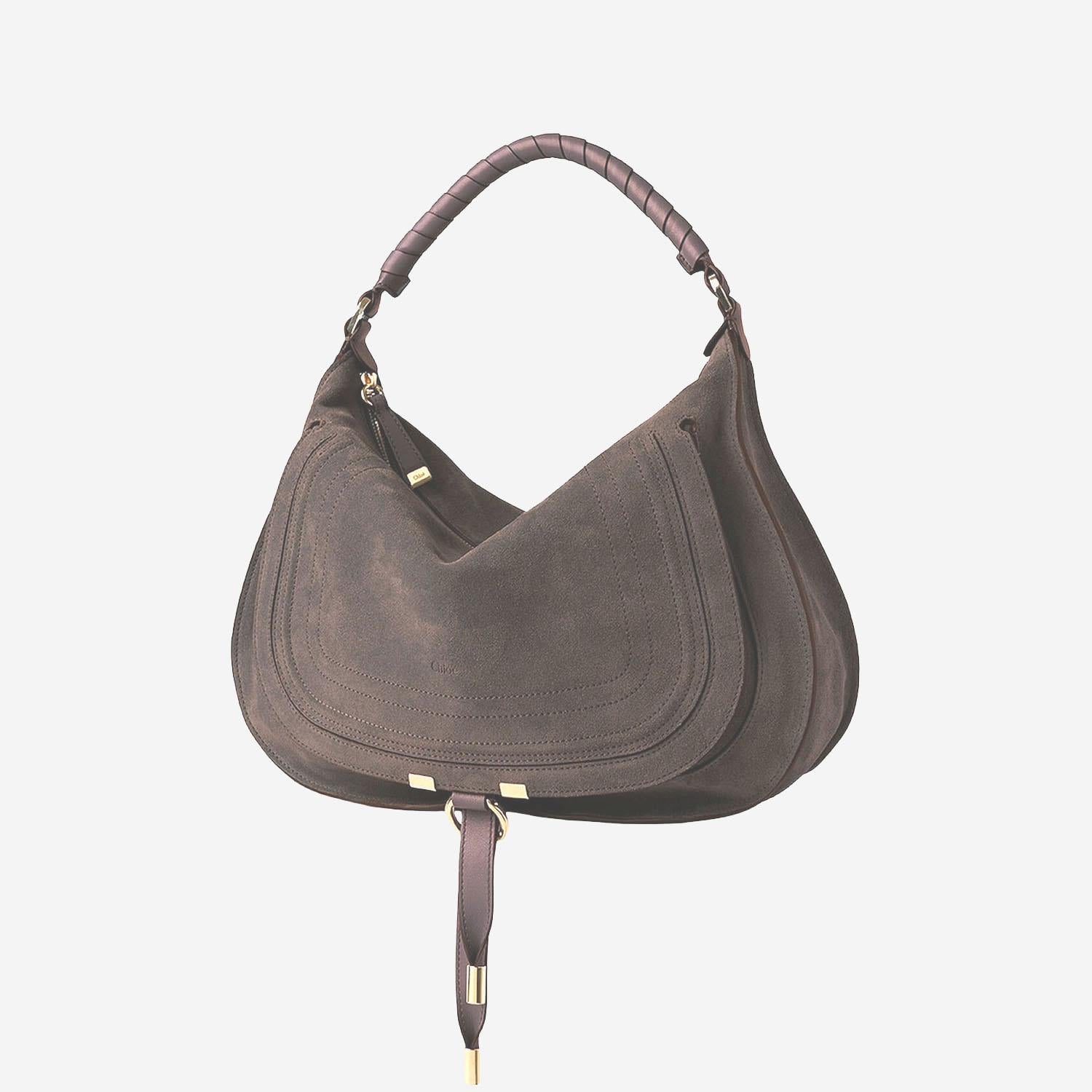 Borsa a spalla Marcie in pelle scamosciata CH26SS881P37 20E CHLOE 