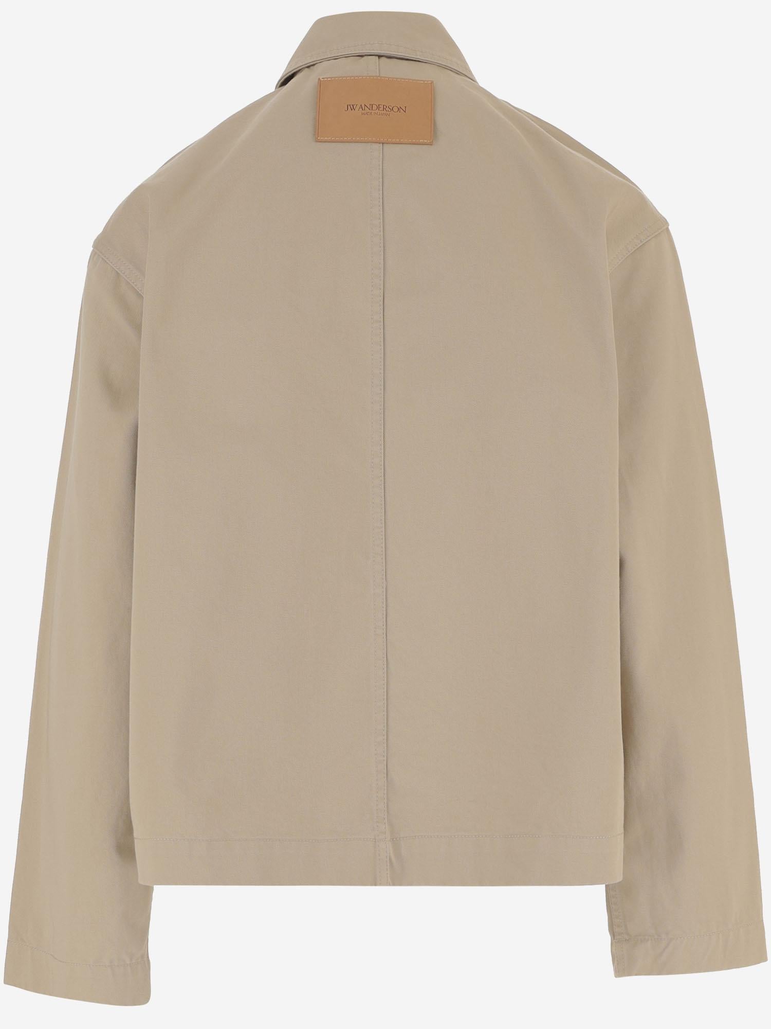GIACCA IN COTONE CON TASCHE APPLICATE JK0420 PG1933132 JW ANDERSON 