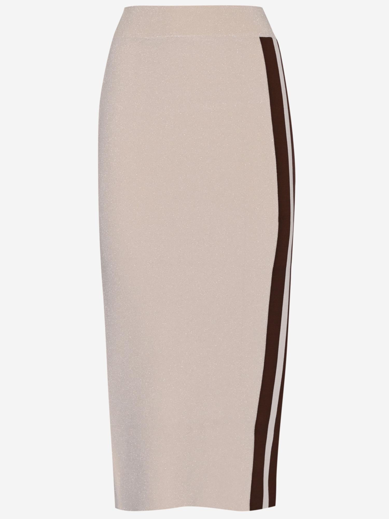 GONNA ARCOBALENO IN MISTO VISCOSA 106338 A34DC44 PINKO 