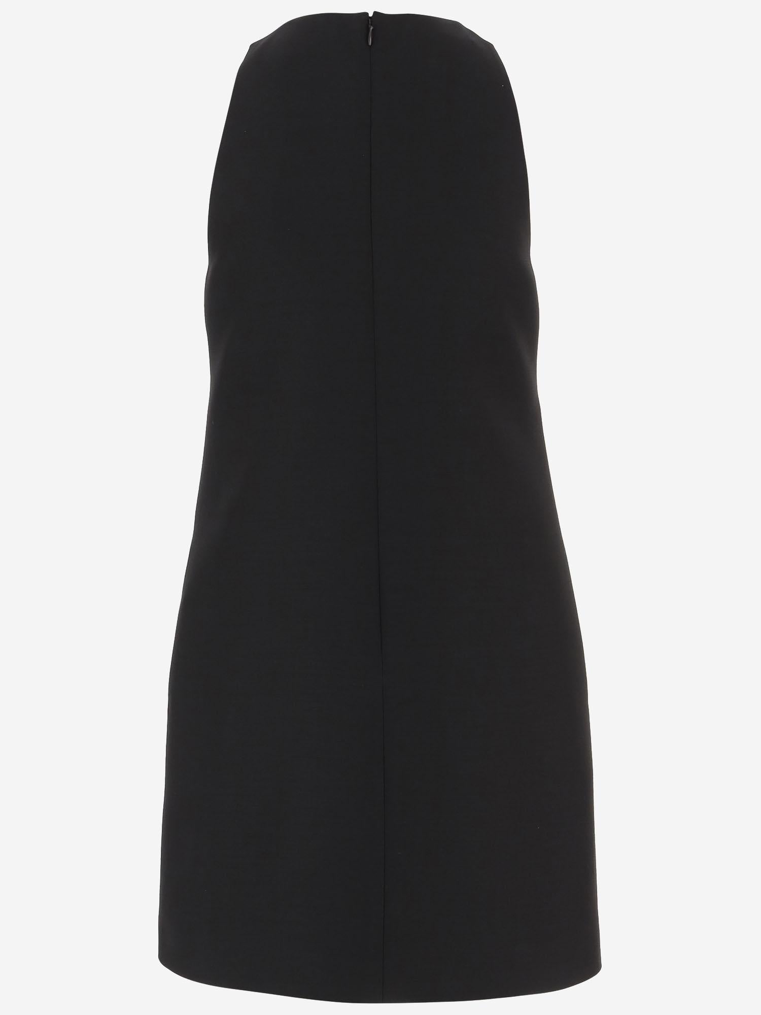 ABITO IN LANA E SETA CON APPLICAZIONE A MOTIVO SERPENTE 8B0VAKD5 1CFCRC VALENTINO 