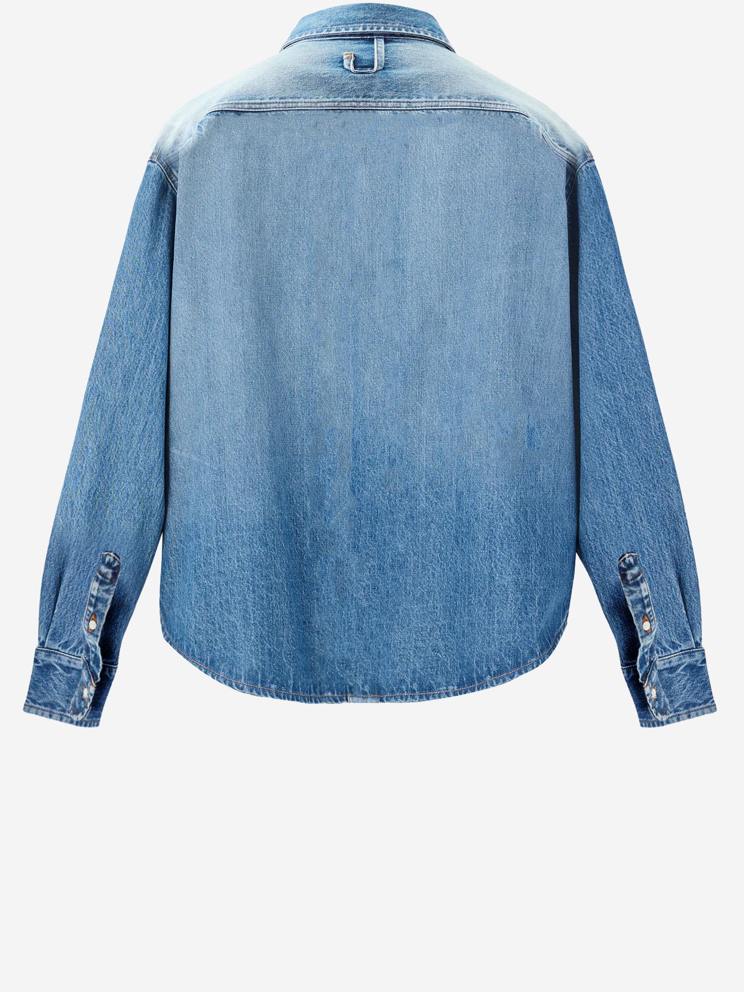 Camicia de-Nîmes Simon in denim di cotone SHM00545AD00017 33C JACQUEMUS 