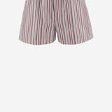 PANTALONI CORTI IN COTONE CON MOTIVO A RIGHE 810783 Z7AR09081 GUCCI 